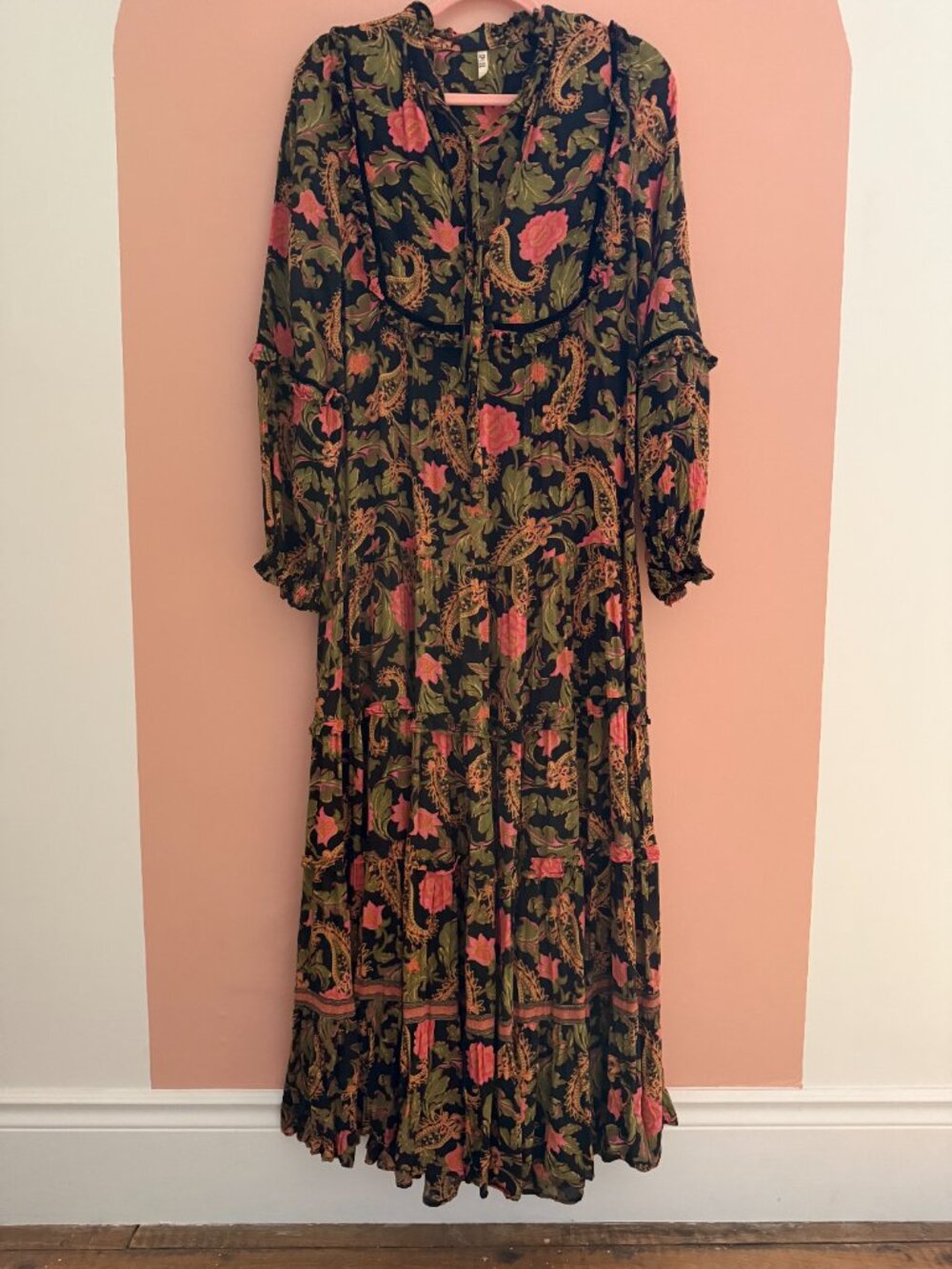 Spell & The Gypsy x Free People Exclusive Etienne Gown - Noir - Size Small - Picture 5 of 7